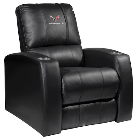 Dreamseat Home Theater Recliner with Corvette C7 Logo XZ418301RHTCDBLK-PSGMC61030